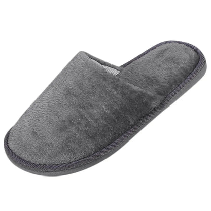 Men's solid color Plush Home Slippers Cute Autumn Winter Cotton Warm Slipper Kids Women Stuffed Doll Indoor Shoes New Year Gift