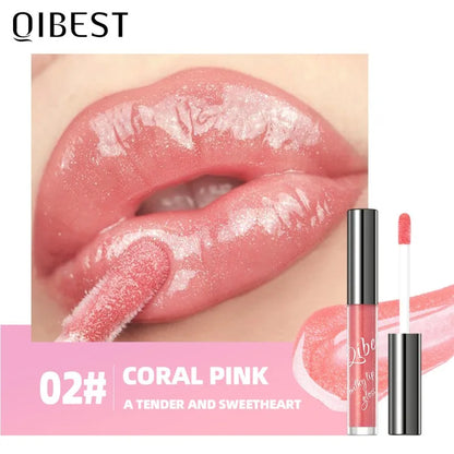 Shimmering Taro Purple Lip Gloss Gold Sparkle, Moisturizing Plumping Lip Gloss, Glassy Jelly Shine Lip Gloss for Sexy Makeup