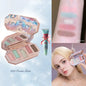 Flower Knows Chocolate Wonder-Shop 8-Color Eyeshadow Palette Matte Shimmer Waterproof Highly Pigmented Long Lasting Makeup