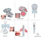 Flower Knows Mermaid Glow Makeup Set Eyeshadow Lip Gloss Blush Pearl Shell Series New Arrival Fantasy Look Gift for Girls