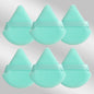 6 Pcs New Triangular Sponge Puffs with a Soft Skin Friendly and Delicate Makeup Feel Suitable for Home or Travel Use