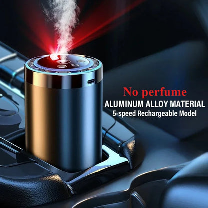 5 Modes Car Mounted Perfume Aromatherapy Automatic Spray Odor Removal Aluminum Alloy Colorful Atmosphere Light Star Ceiling