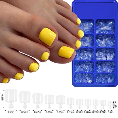 120/100Pcs Almond Fake Nails Extension Wearable Full Cover False Nail Solid Color Mid-length Stiletto/Square Press on Nails
