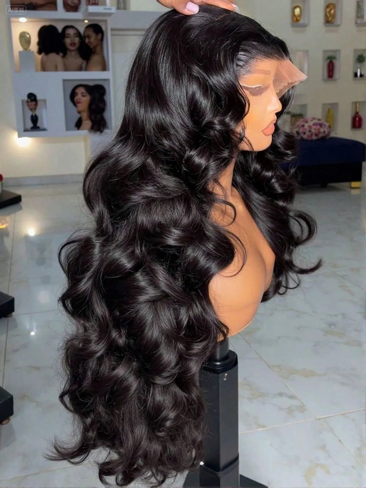 250% Loose Deep Wave 40 42 Inch 13x6 HD Swiss Lace Frontal Human Hair Wigs Brazilian PrePlucke Water Curly 13x4 Lace Front Wig