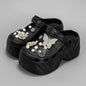 Women's Slippers 9CM High Platform Garden Fashion Clogs Shoes Women's Slippers Thick Bottom EVA Sandals Summer Girls Slippers
