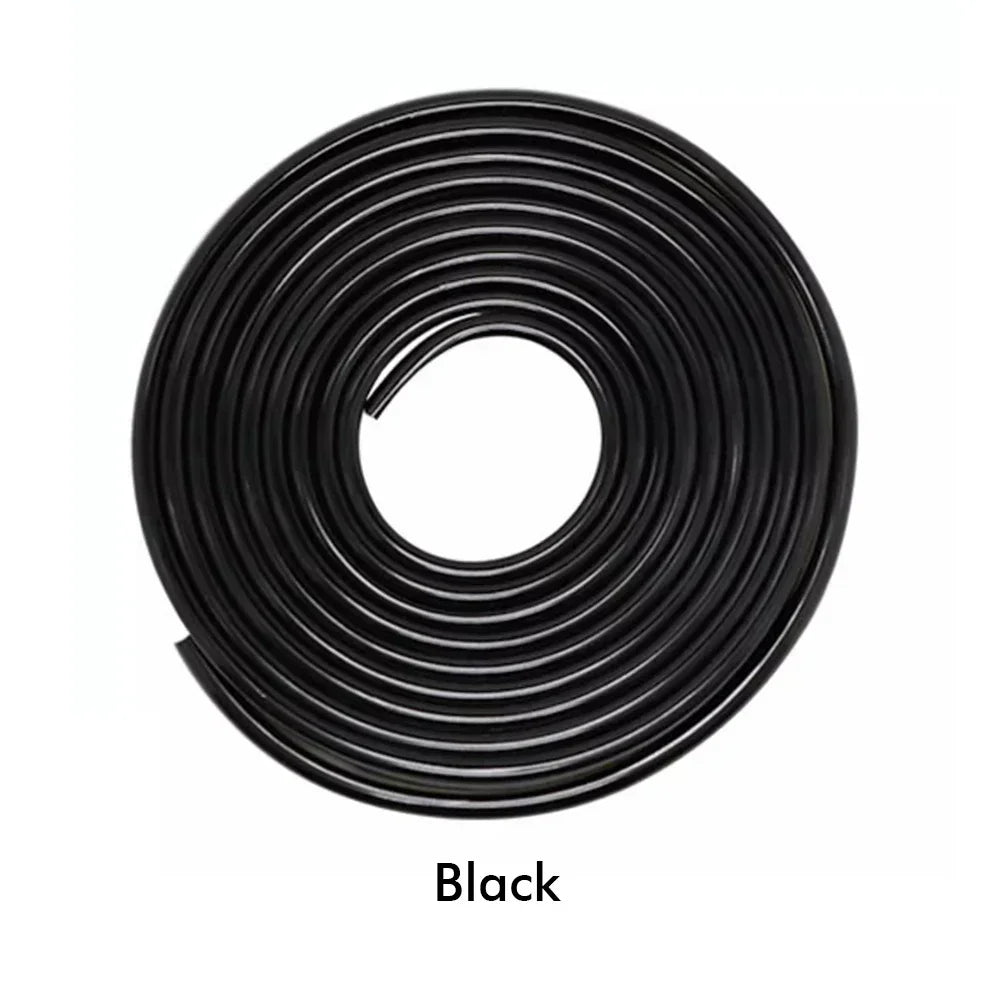5M Car Door Protection Sealing Strip Edge Scratch Protector PVC Transparent Auto Anti-collision Door Strips for Car Accessories