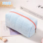 New cute plush cosmetic bag, travel skin care product storage bag, high-looking female mobile phone large capacity storage bag