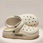 Men's Cut Out Shoes Men's Summer New Women's and Men's Thick-Soled Non-Slip Eva Sandals Boys' Driving Cut Out Slippers