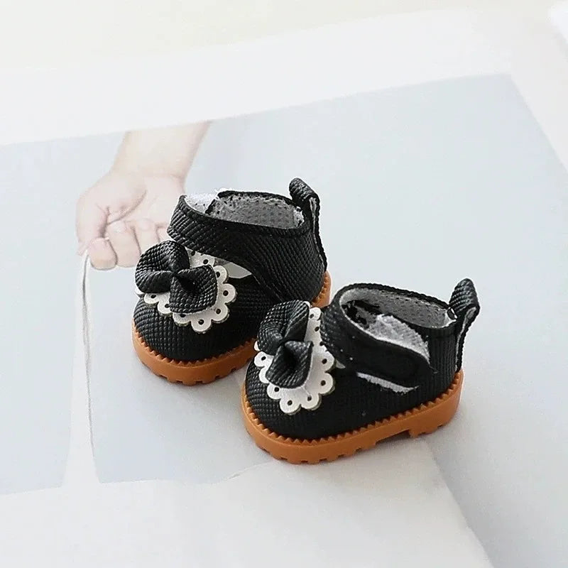 15 17cm For Labubu Doll Retro Denim Overalls Ropa Clothing Luxury Montaigne Skirt Dress Outfit Clothes Shoes Set Accessories
