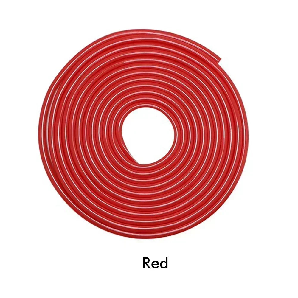5M Car Door Protection Sealing Strip Edge Scratch Protector PVC Transparent Auto Anti-collision Door Strips for Car Accessories