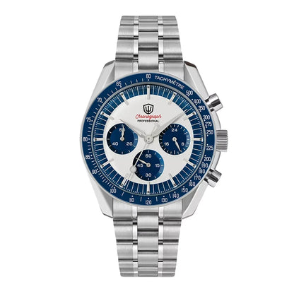 Watchdives New Wd1863 Quartz Men Watch VK63 Chronograph Bubble Sapphire Waterproof 39Mm Steel Top Brand Luxury Business Watch