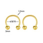 2Pcs Stainless Steel Crystal CZ Tragus Piercing Helix Studs Earrings For Women Girls Hoop Nose Ring Body Piercing Jewelry
