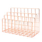 Ins Minimalist Iron Desktop Storage Rack Organizer Table Organizing Rack Document Book Rack Desk Multi-functional Storage Rack