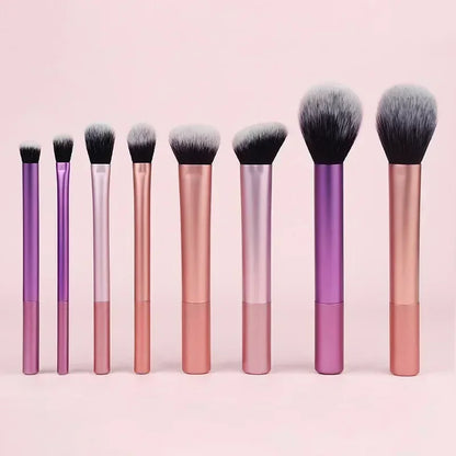 7/8pcs Makeup Brush Kit Soft Synthetic Hair Make Up Brushes Foundation Blush Eyeshadow Cosmetic Makeup Tools