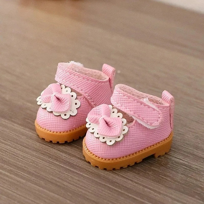 15 17cm For Labubu Doll Retro Denim Overalls Ropa Clothing Luxury Montaigne Skirt Dress Outfit Clothes Shoes Set Accessories
