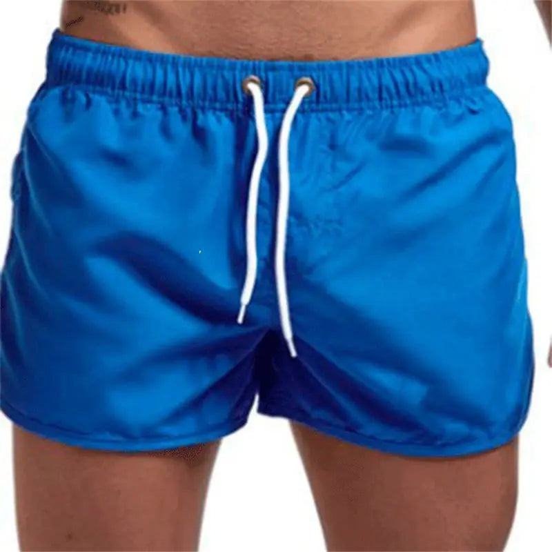 2025 New Summer Men's Swimwear Shorts Brand Beachwear Sexy Swim Trunks Men Swimsuit Low Waist Breathable Beach Wear Surf