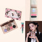 Flower Knows Chocolate Wonder-Shop 8-Color Eyeshadow Palette Matte Shimmer Waterproof Highly Pigmented Long Lasting Makeup