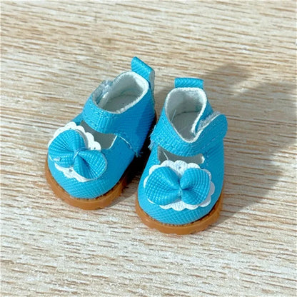 15 17cm For Labubu Doll Retro Denim Overalls Ropa Clothing Luxury Montaigne Skirt Dress Outfit Clothes Shoes Set Accessories