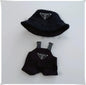 15 17cm For Labubu Doll Retro Denim Overalls Ropa Clothing Luxury Montaigne Skirt Dress Outfit Clothes Shoes Set Accessories