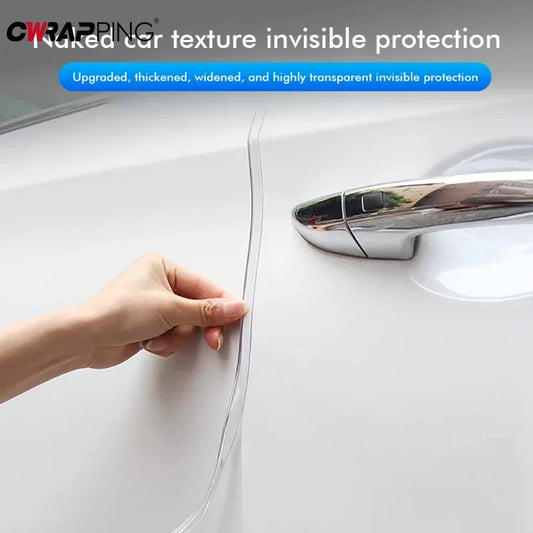 5M Car Door Protection Sealing Strip Edge Scratch Protector PVC Transparent Auto Anti-collision Door Strips for Car Accessories