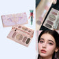 Flower Knows Chocolate Wonder-Shop 8-Color Eyeshadow Palette Matte Shimmer Waterproof Highly Pigmented Long Lasting Makeup