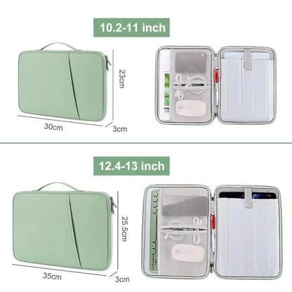 Waterproof Notebook Handle Bag Laptop Sleeve Case For Macbook Air 11 12 13 13.6 M4 M3 M2 iPad Pro 11 Tablet Bag Computer Handbag