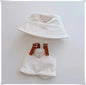 15 17cm For Labubu Doll Retro Denim Overalls Ropa Clothing Luxury Montaigne Skirt Dress Outfit Clothes Shoes Set Accessories