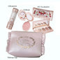 Flower Knows All In One Makeup Set Gift Box Garden Cushion Cream Foundation Matte Blush Long Lasting Velvet Lip Cream With Bag
