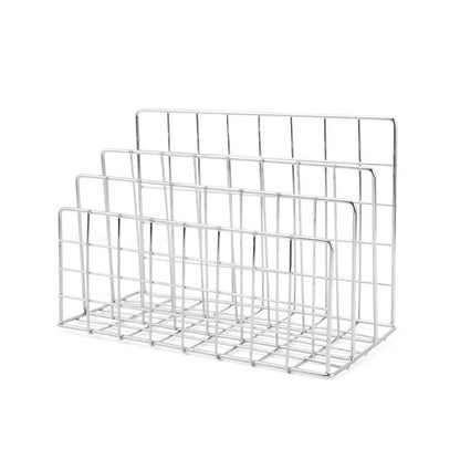 Ins Minimalist Iron Desktop Storage Rack Organizer Table Organizing Rack Document Book Rack Desk Multi-functional Storage Rack