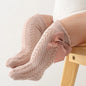 Summer Baby Girls Socks Toddlers Bow Long Sock Kids Knee High Soft Cotton Mesh Spanish Children Breathable Socks For 0-5Years