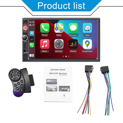 XIMA 2Din 7" IPS Universal Wireless CarPlay Android Auto Car Radio Stereo Multimedia Autoaudio FM Receiver Mirror Link Monitor