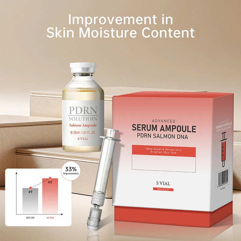 PDRN Salmon DNA Facial Serum Nourishing Control Stem Cell Ampoule Essence Smoothing Glow Boosting Skin-firming Korean Skin Care