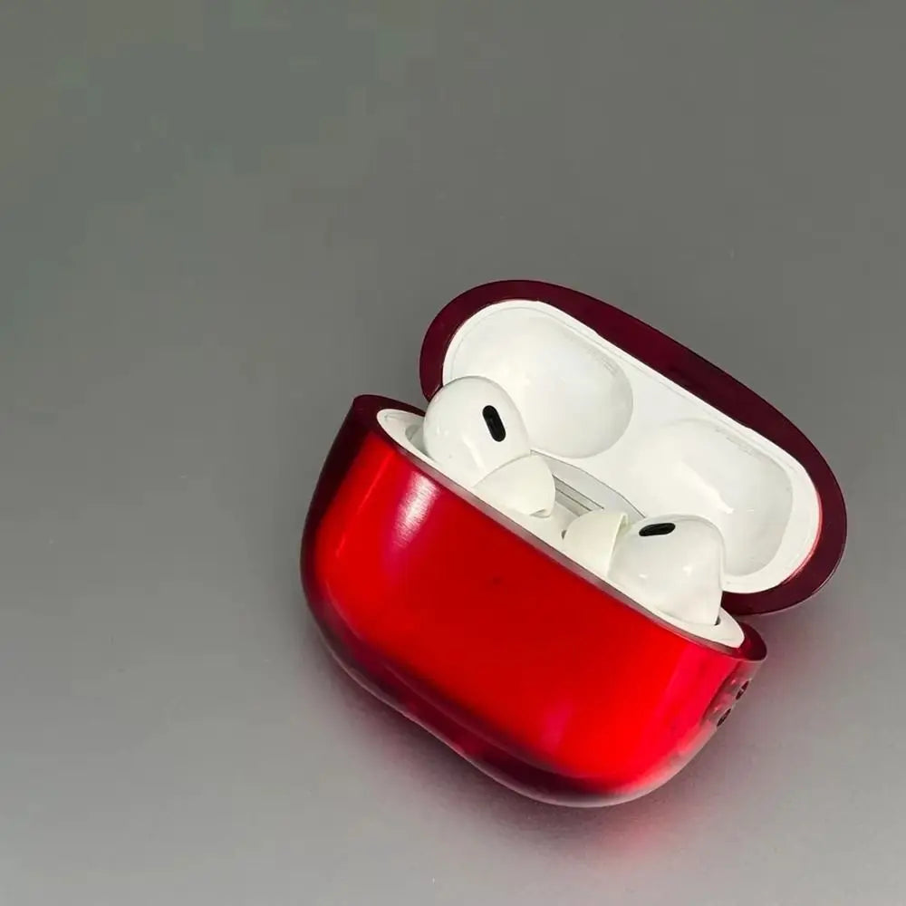 TPU Plating Earphone Case 3D Transparent Anti-Slip Shell Cover Fruit Drop-Proof for AirPods 3/4 / Airpods Pro 2/1