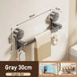 Bathroom Towel Holder without Drilling Hole Suction Cup Wall Mount Two Bar Hand Towel Rack Kitchen Shower Bath Room Towel Shelf