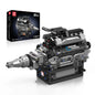 Mould King 10171 LSX454 V8 Engine Motorized Simulation Model Electrically Drive Building Blocks Technical Car Parts Toys Gift