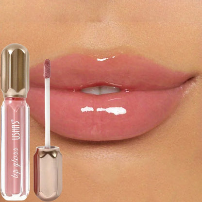 Mirror Pearl Lip Gloss Waterproof Long Lasting Moisturizing Lipstick Shine Glitter Lip Glaze Women Non Stick Cup Lip Tint Makeup