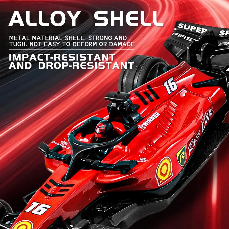 1:64 Rc Car Mini Racing Car 2.4G Alloy High Speed Remote Control Car with Light Adjustable Speed RC Cars Toy for Children Gifts