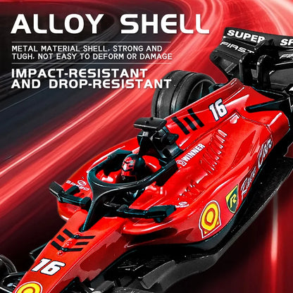 1:64 Rc Car Mini Racing Car 2.4G Alloy High Speed Remote Control Car with Light Adjustable Speed RC Cars Toy for Children Gifts