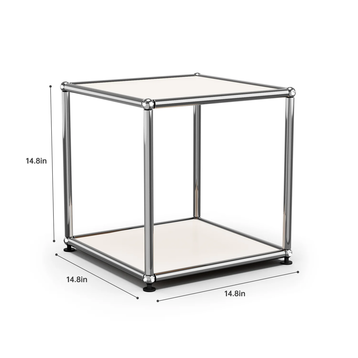 Modern Modular Metal Storage Cabinet Freestanding Sideboard Display Organizer For Living Room Bedroom Entryway Home Furniture