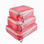 Travel Storage Bag Compressible Packing Cubes Foldable Waterproof Travel Suitcase Nylon Portable With Handbag Luggage Organizer