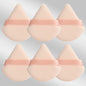 6 Pcs New Triangular Sponge Puffs with a Soft Skin Friendly and Delicate Makeup Feel Suitable for Home or Travel Use